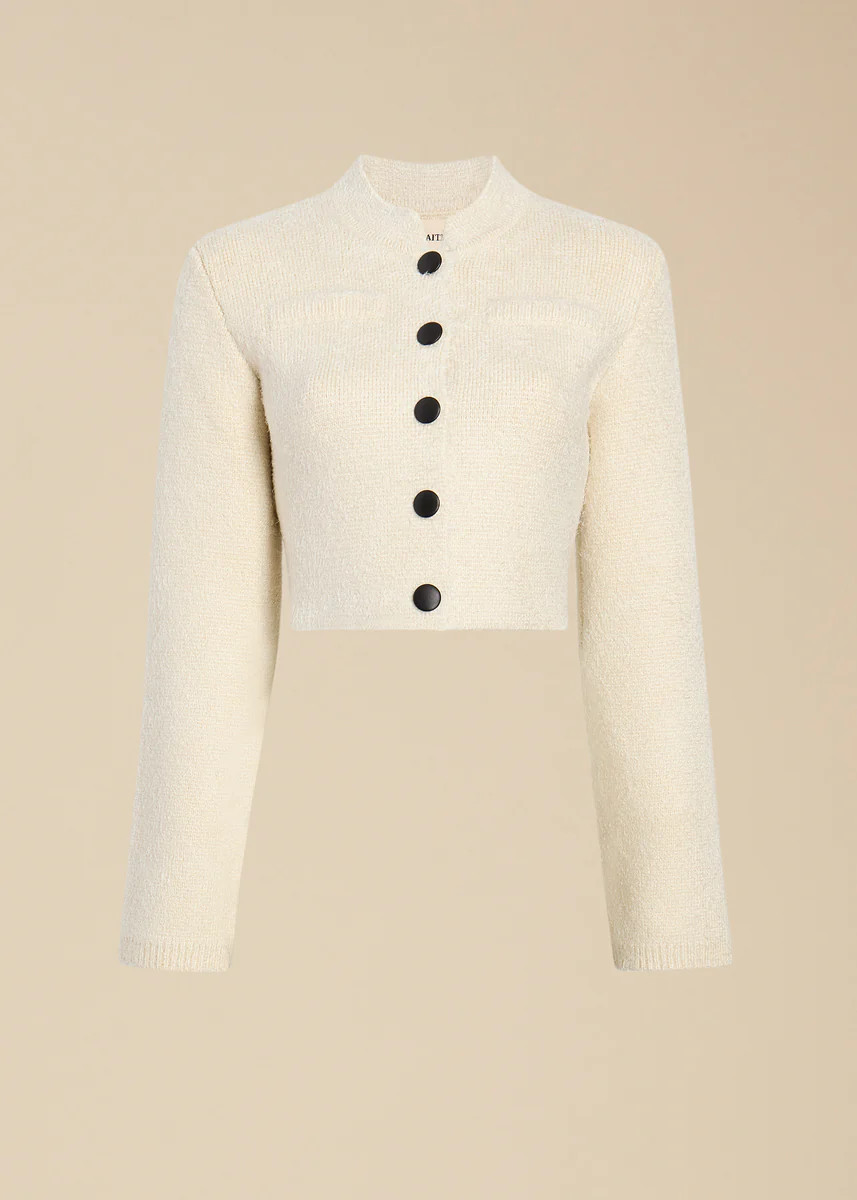 The Ello Jacket in Cream | Khaite