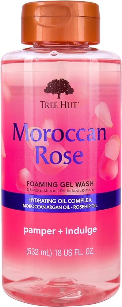 Tree Hut Moroccan Rose Nourishing & Moisturizing Foaming Gel Wash, 18 oz., Hydrating | Amazon (US)