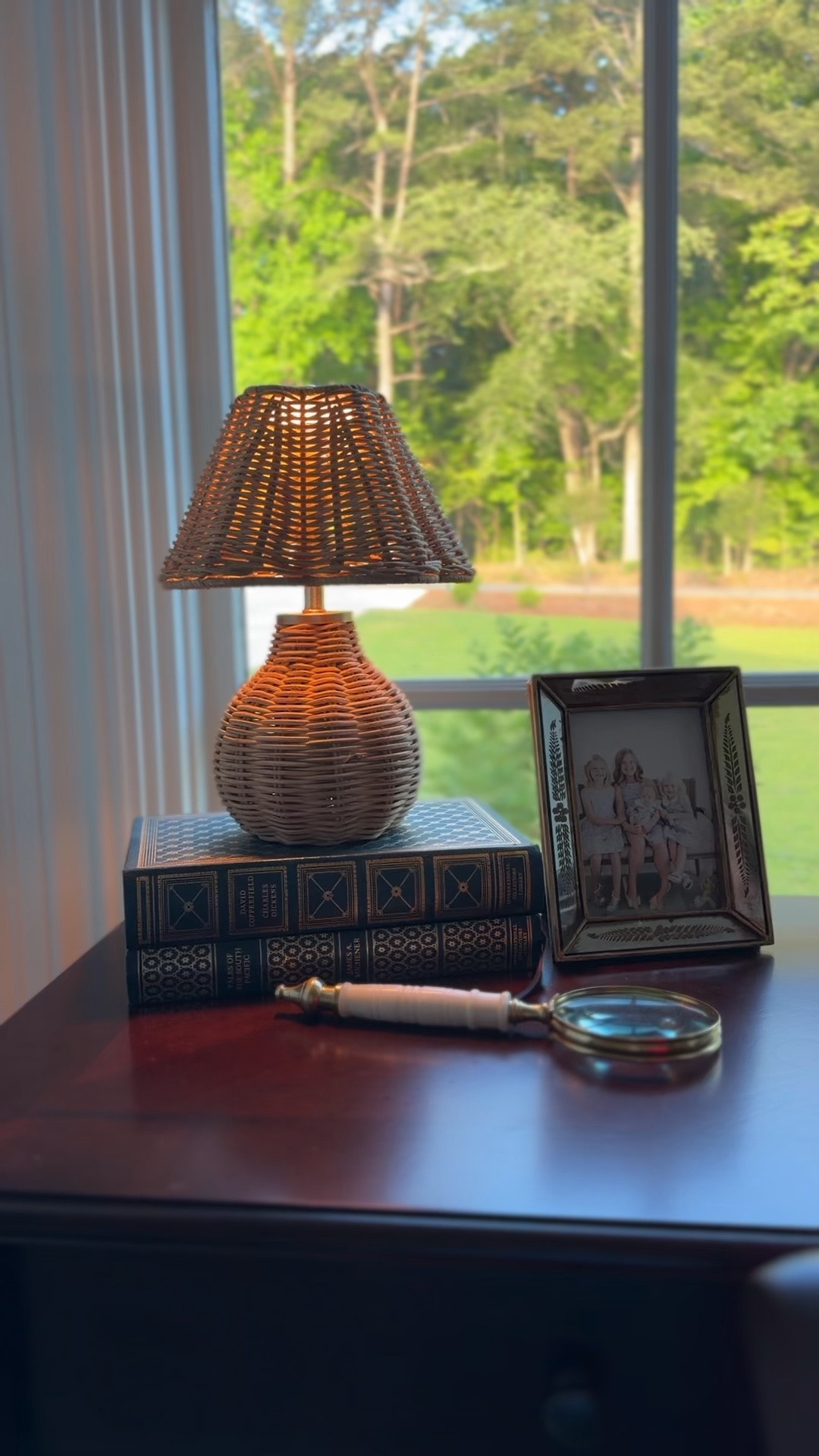 Cutest little cordless lamp from Walmart!!