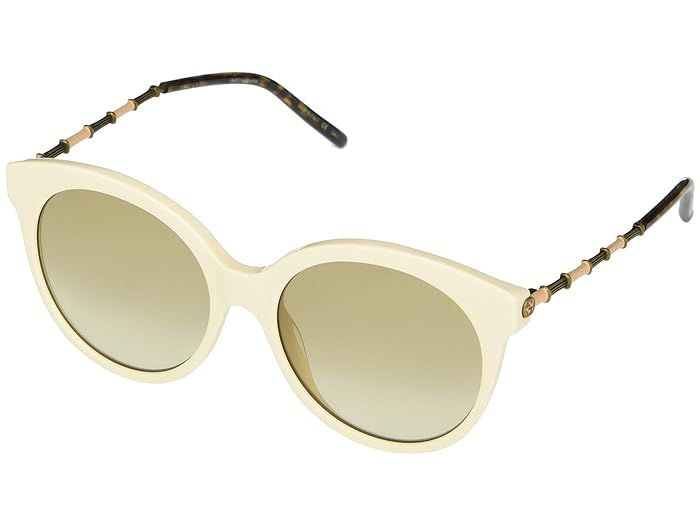 Gucci GG0653S (Ivory) Fashion Sunglasses | Zappos