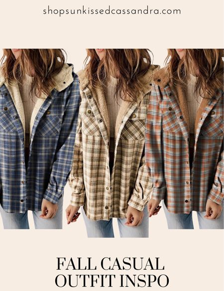 Sherpa lined jackets are very much on trend for Fall - love this twist of incorporating the Sherpa into a flannel shacket 

#LTKunder50 #LTKstyletip #LTKSeasonal