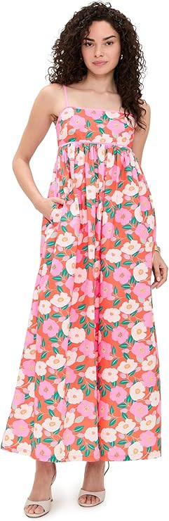 English Factory Women's Print Empire Waist Maxi Dress | Amazon (US)