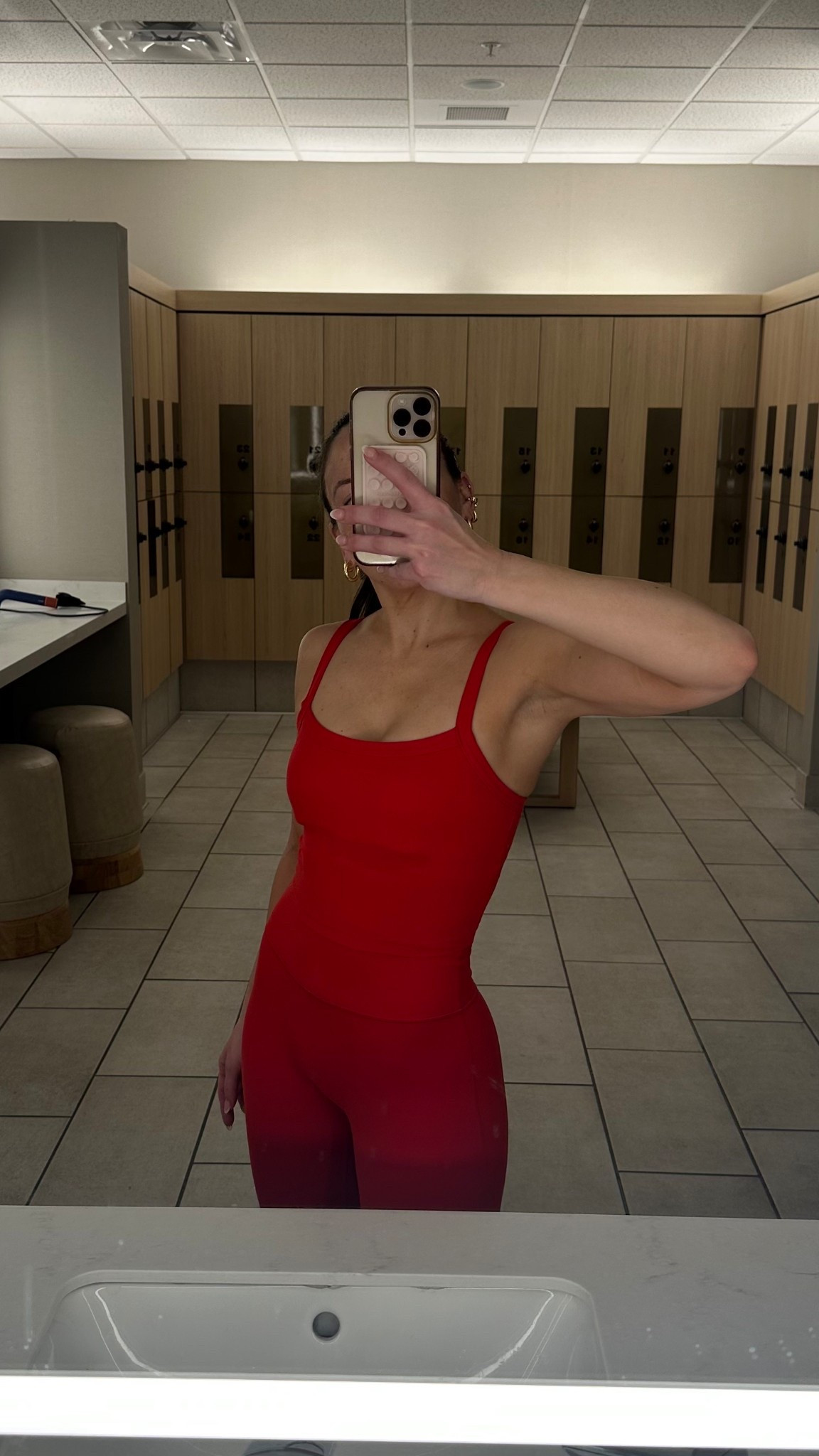 RED YPB ACTIVEWEAR FROM ABERCROMBIE 

#LTKSaleAlert #LTKActive #LTKootd