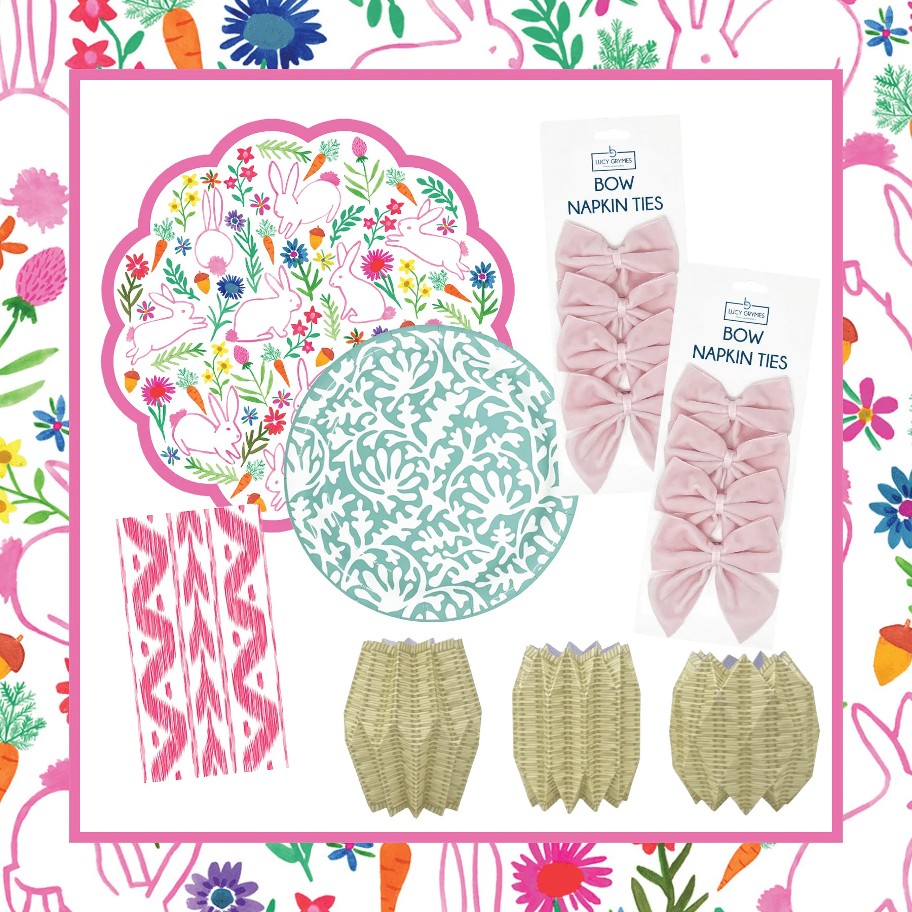 Bunny Garden Full Table Bundle | Lucy Grymes Designs