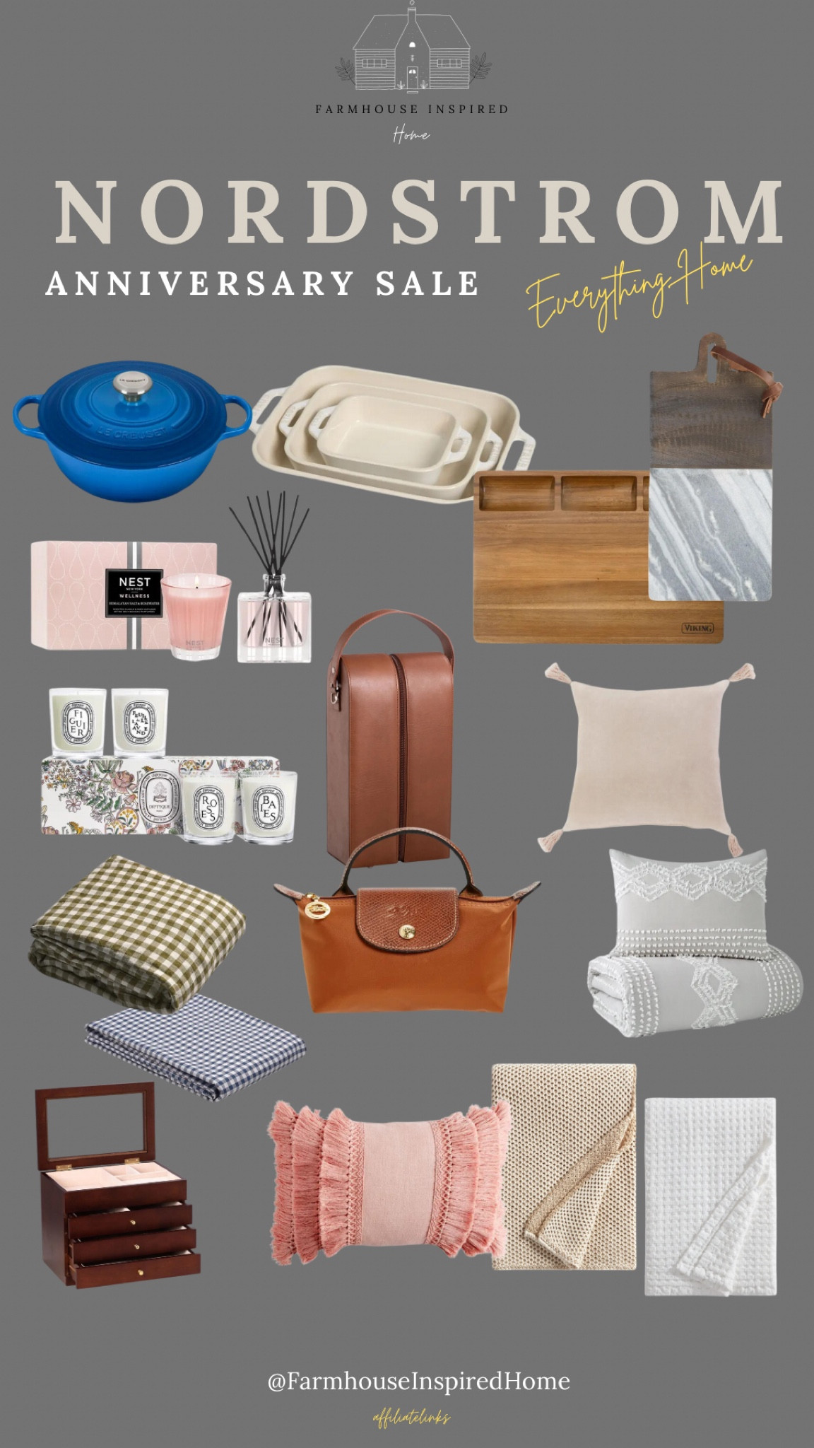 Continue shopping with Nordstrom on their Anniversary sale days! #nordstromanniversarysale #nordstrom #summersale #homedecor #ButcherBlock #gingham #biancaaccentpillow #CutGeoComforter #fringepillow #castironbrazier

#LTKSummerSales #LTKSaleAlert #LTKHome