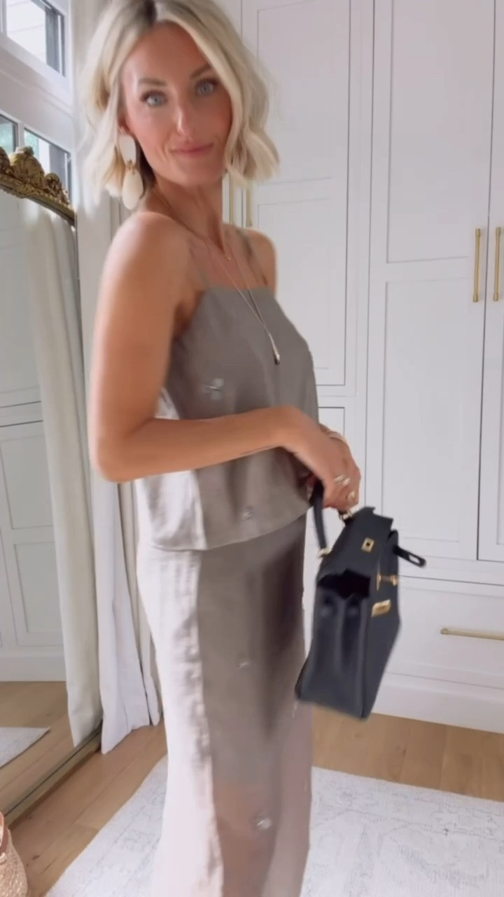 I’m obsessed with this embellished set! On sale right now for 50% off! This would be a great option for date night/girls night out. So perfect together or separately with other pieces. Wearing XS top and 00 skirt 

Loverly grey, women’s style sale, summer event outfit ideas, date night outfit inspo, dressy evening matching skirt set 

 #LTKSeasonal #LTKSaleAlert