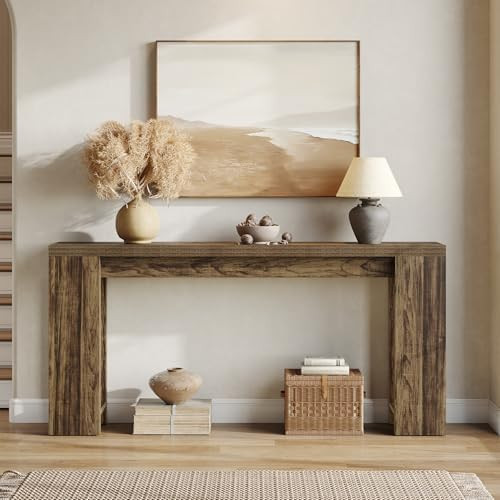 LITTLE TREE 70.9-Inch Long Entryway Table, Narrow Farmhouse Sofa Console Table for Living Room, H... | Amazon (US)