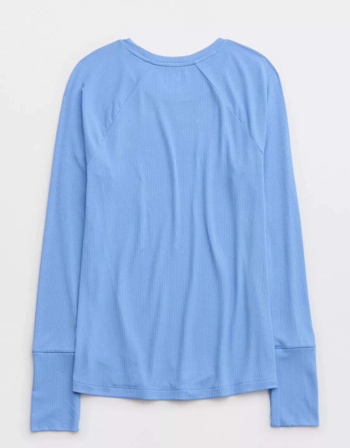 OFFLINE By Aerie Thumbs Up Ribbed Long Sleeve T-Shirt | Aerie