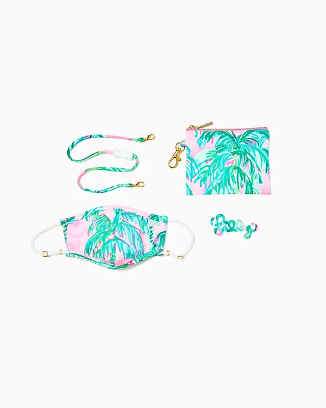 Kids On The Go Mask and Pouch Set | Lilly Pulitzer