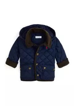 Ralph Lauren Childrenswear Baby Boys Hooded Barn Jacket | Belk
