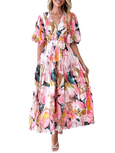 Sissyaki Women's Floral Maxi Dress 2026 Summer Spring Wedding Guest Dress | Amazon (US)