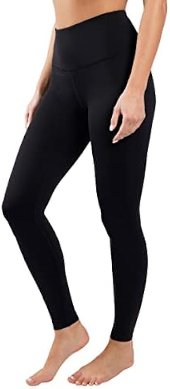 90 Degree By Reflex High Waist Power Flex Tummy Control Leggings | Amazon (US)