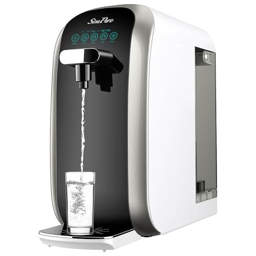 SimPure Y7P-BW UV Countertop Reverse Osmosis Water Filter, NSF/ANSI 58 Certified, 5 Stage RO Water Filtration System, Water Purifier for Home, 4: 1 Pure to Drain, BPA Free (No Installation Required) | Amazon (US)