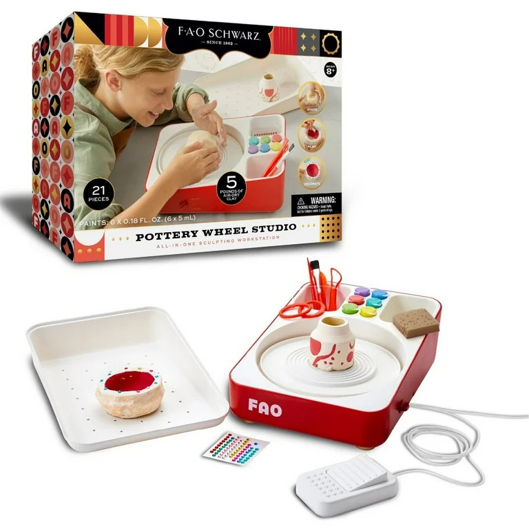 FAO Schwarz Pottery Wheel Studio All-in-One Sculpting Workstation | Walmart (US)