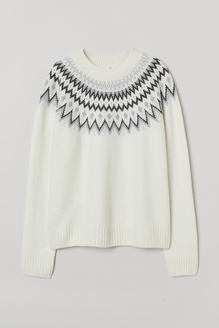 Jacquard-knit Sweater | H&M (US + CA)