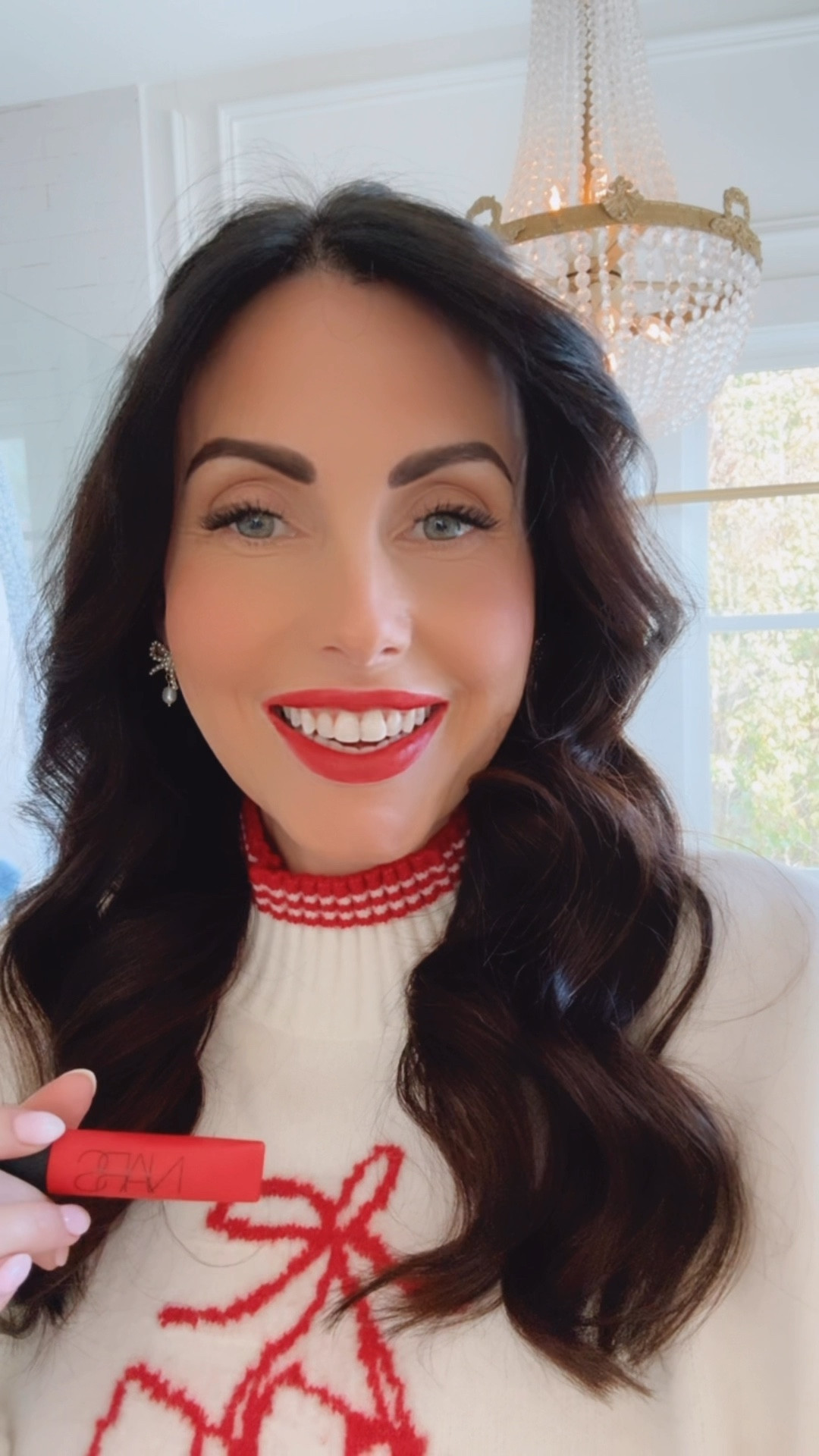 Love how lightweight and smooth this red lip goes on and dries with a matte finish! Not drying and lasted all day! Also a color that Taylor supposedly wears and has been restocked and included in the Black Friday sales! Color is jungle red. It’s a bit deeper than the lipstick by NARS that I recently shared  

#LTKHoliday #LTKGiftGuide #LTKCyberWeek
