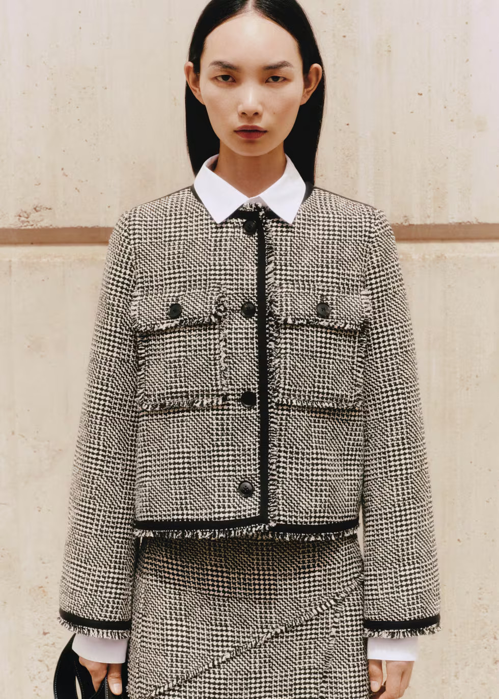 Textured Swing Jacket | ME+EM Global (Excluding US)