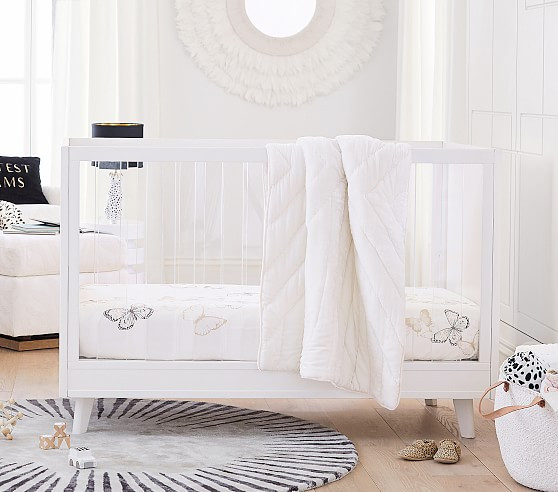Sloan Acrylic Convertible Crib | Pottery Barn Kids