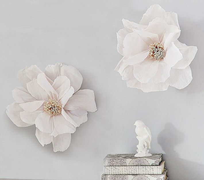 Crepe Paper Flower Decor Set of 2 | Pottery Barn Kids