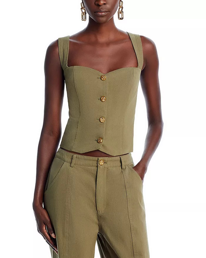 Corset Style Tank Top | Bloomingdale's (US)