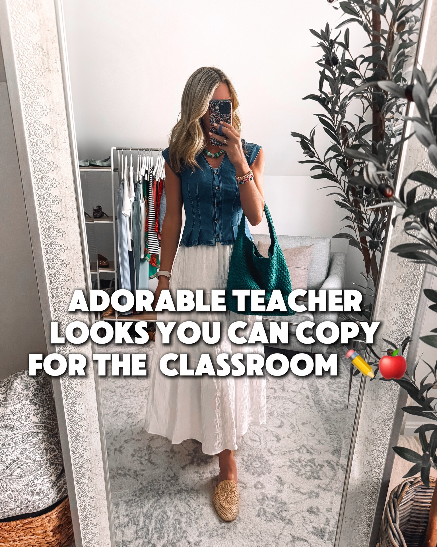 🍎✏️ I love sharing outfits that you will actually wear that are comfortable for a day in the classroom!

#backtoschool #teacheroutfit #teacherstyle