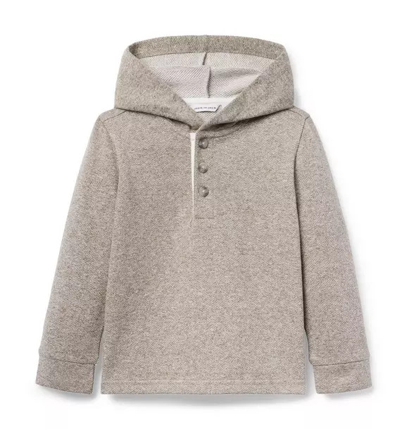 Herringbone Hooded Sweatshirt | Janie and Jack