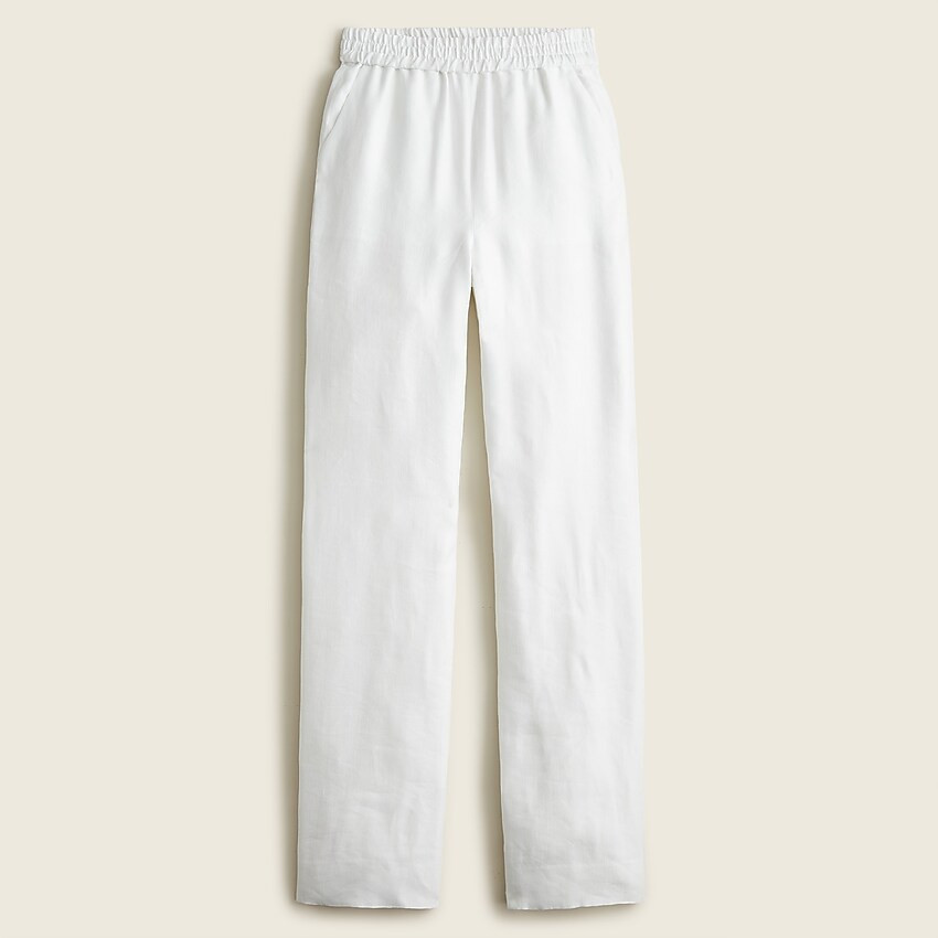 Full-length linen-blend pant | J. Crew US