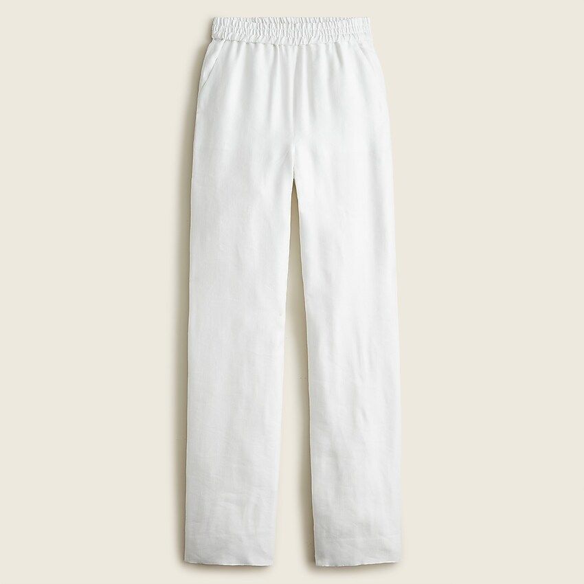 Full-length linen-blend pant | J.Crew US