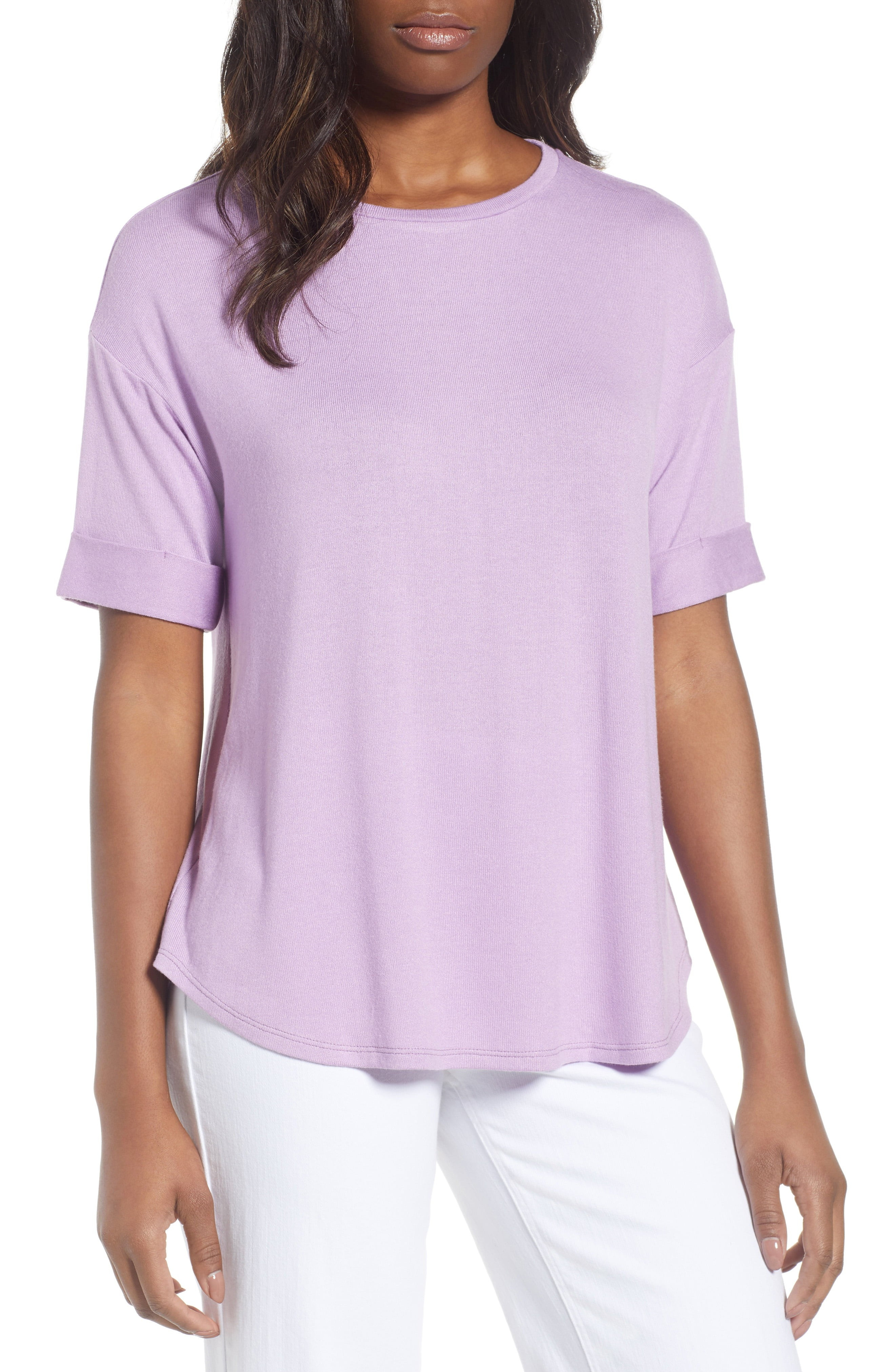 High/Low Short Sleeve Top | Nordstrom