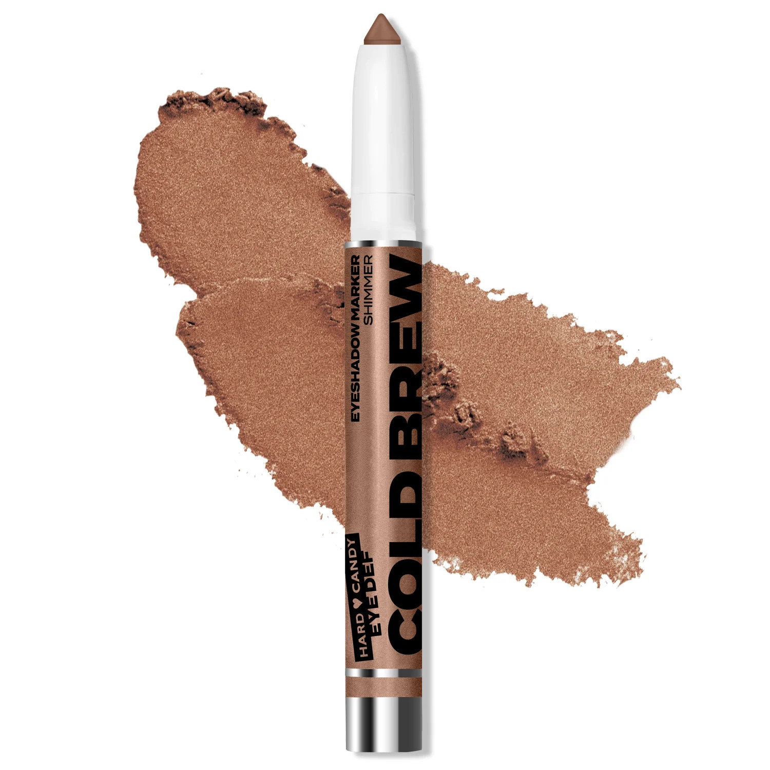 Hard Candy Eye Def Eyeshadow Stick, Shimmer, Creamy, Blendable Color. Metallic Brown | Walmart (US)