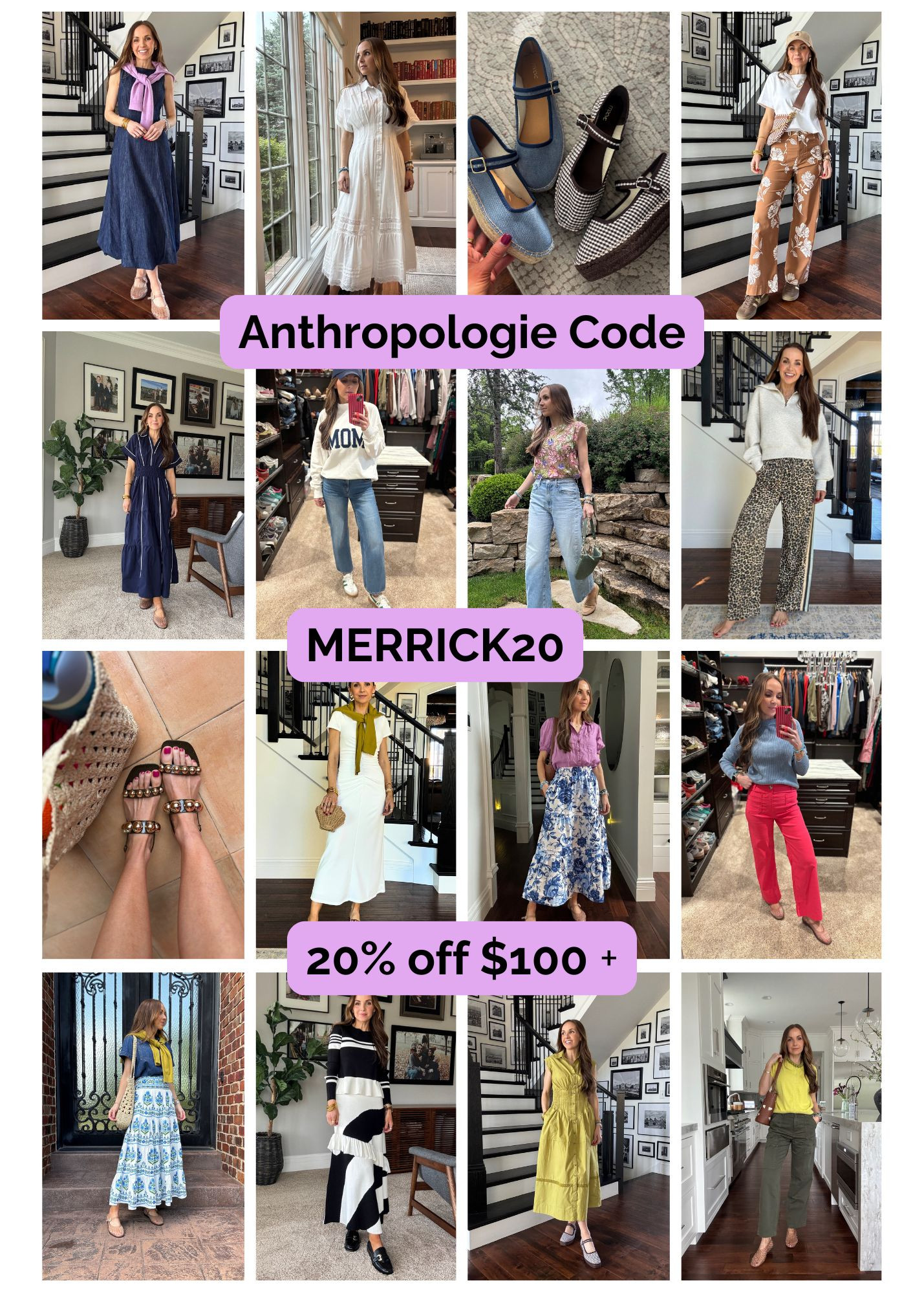 @anthropologie code MERRICK20
20% off orders over $100 5/7-5/10

#LTKMothersDay #LTKSaleAlert