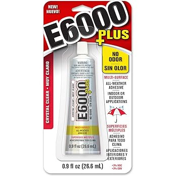Eclectic 570110, Clear 0.9 Fl Oz E6000+Plus Multipurpose Adhesive-0.9oz, 0.9 oz | Amazon (US)