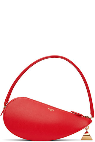 ALAÏA - Red 'Le Demi-Cœur' Bag | SSENSE