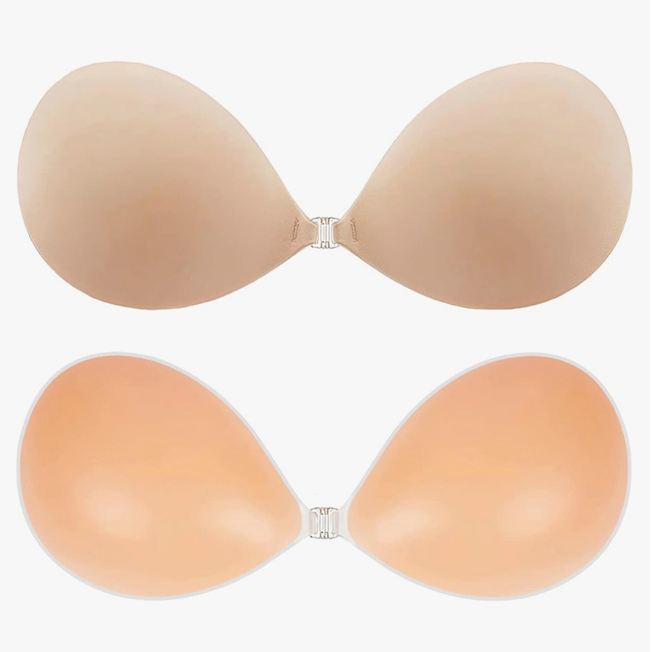2 for $17 on Amazon prime!Adhesive Bra Invisible Sticky Strapless Push up Backless Reusable Silicone
#weddingdress #bra #backlessbra #backlessdress #weddingguestdress #strapless 

#LTKstyletip #LTKwedding #LTKfindsunder50