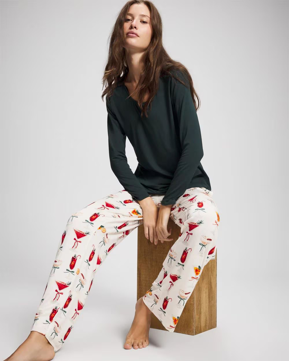Packaged Long-Sleeve Pant Pajama Set | Soma | SOMA