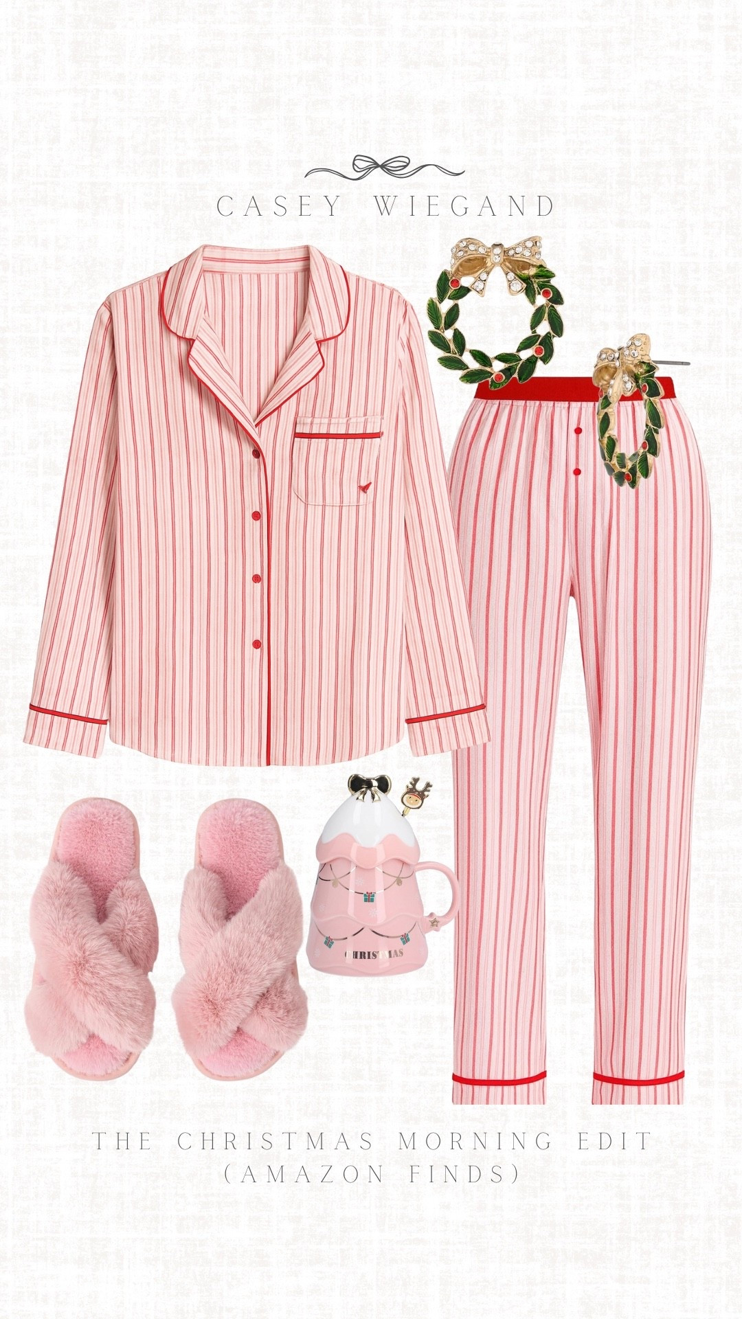 The perfect Christmas-morning look: cozy, cute, and just festive enough for holiday photos. #HolidayComfort

#LTKootd #LTKHoliday #LTKGiftGuide