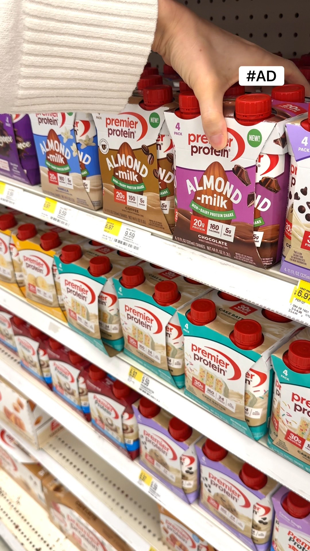 #AD I’m partnering with Target and Premier Protein to show you how easy and delicious it is
to get 20 grams of protein!

All 3 flavors of the Premier Protein Almondmilk shakes are available at Target and linked below.

#PremierAlmondmilkProteinShake #PremierProtein #NonDairy #TargetPartner #Target
@premierprotein @Target @Shop.LTK #liketkit