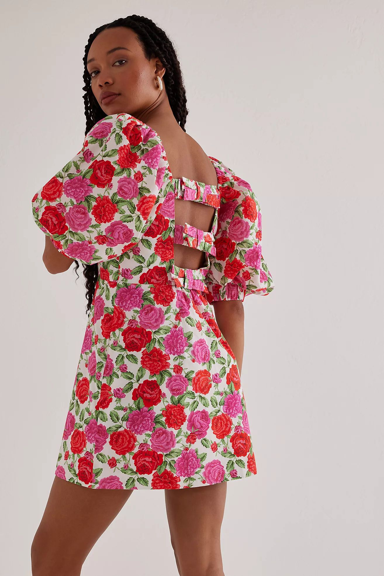 Queens of Archive Gena Floral Mini Dress | Anthropologie (UK)