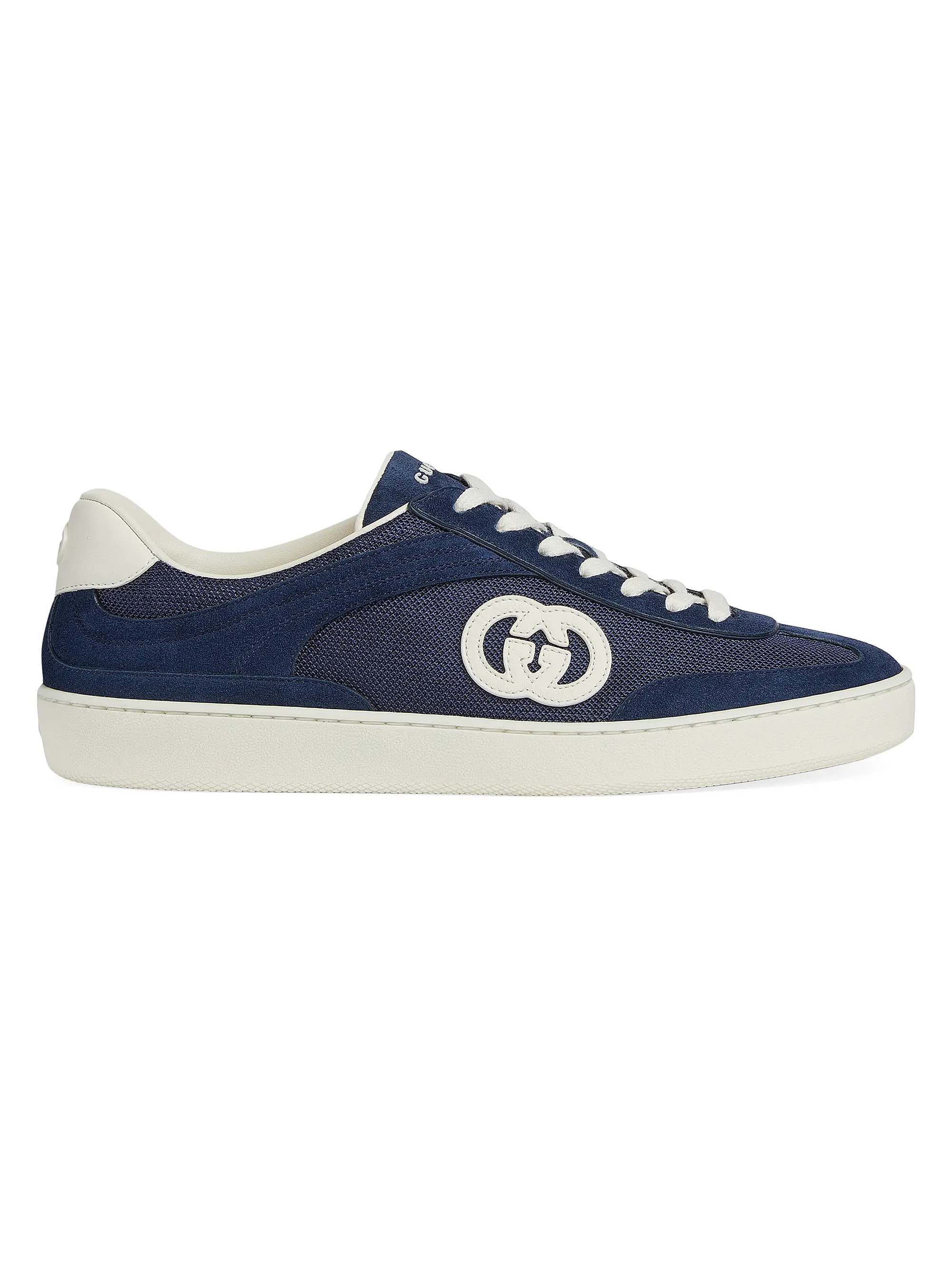 G74 Logo Suede Low-Top Sneakers | Saks Fifth Avenue