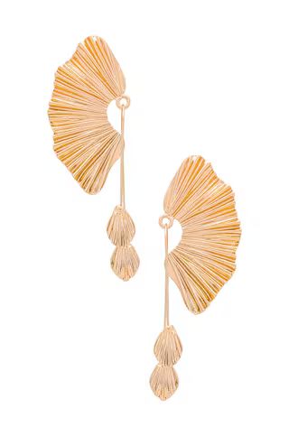 Amber Sceats x REVOLVE Fan Drop Earrings in Gold from Revolve.com | Revolve Clothing (Global)