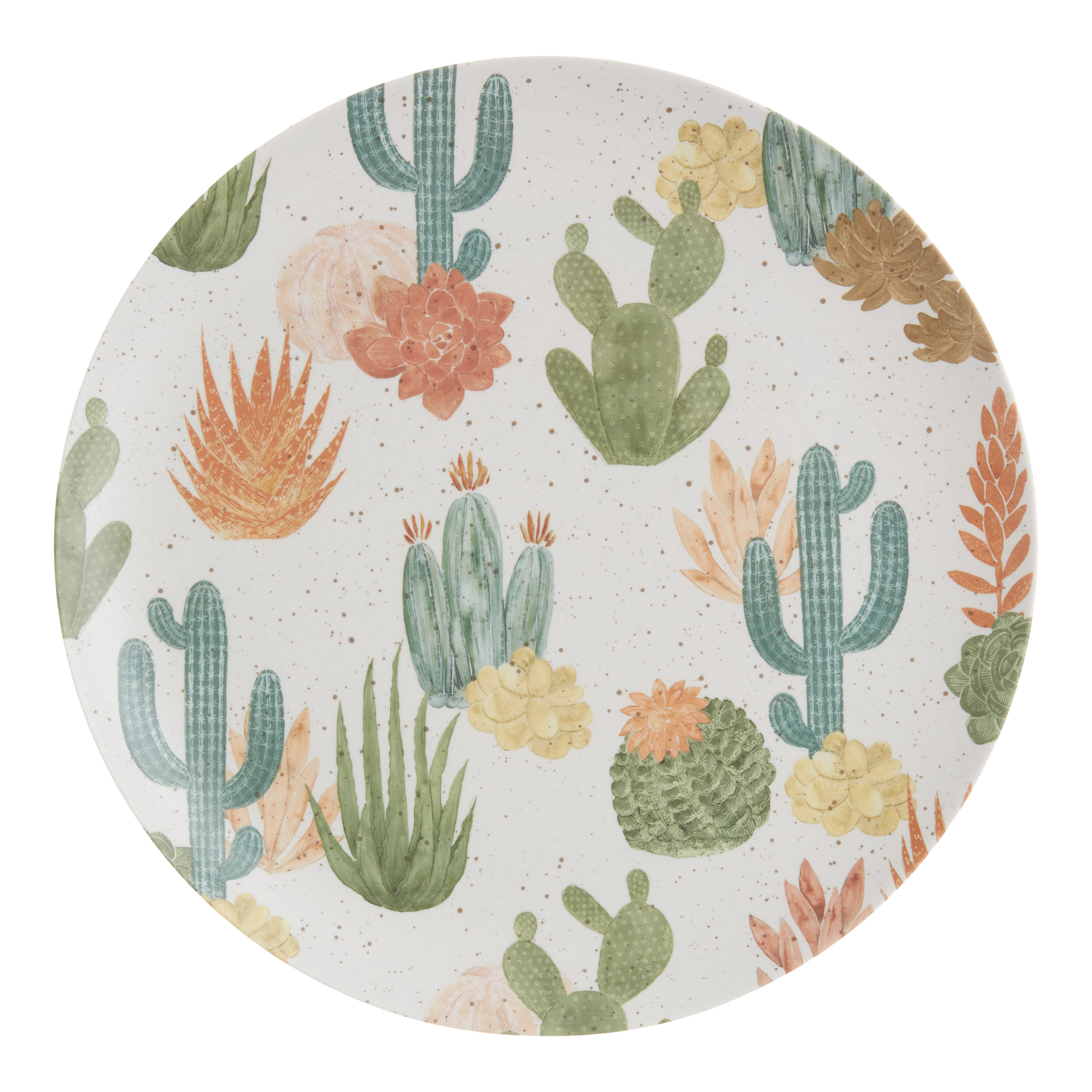 Desert Cactus Melamine Dinner Plate | World Market