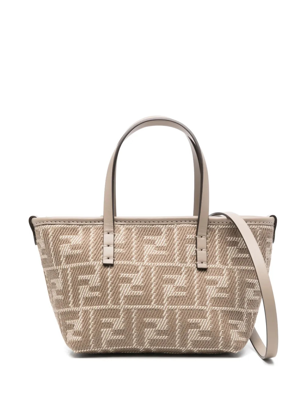 FENDI Mini Roll Tote Bag | Brown | FARFETCH | Farfetch Global