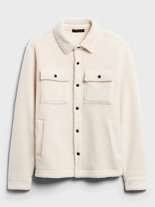 Sherpa Shirt Jacket | Banana Republic (US)