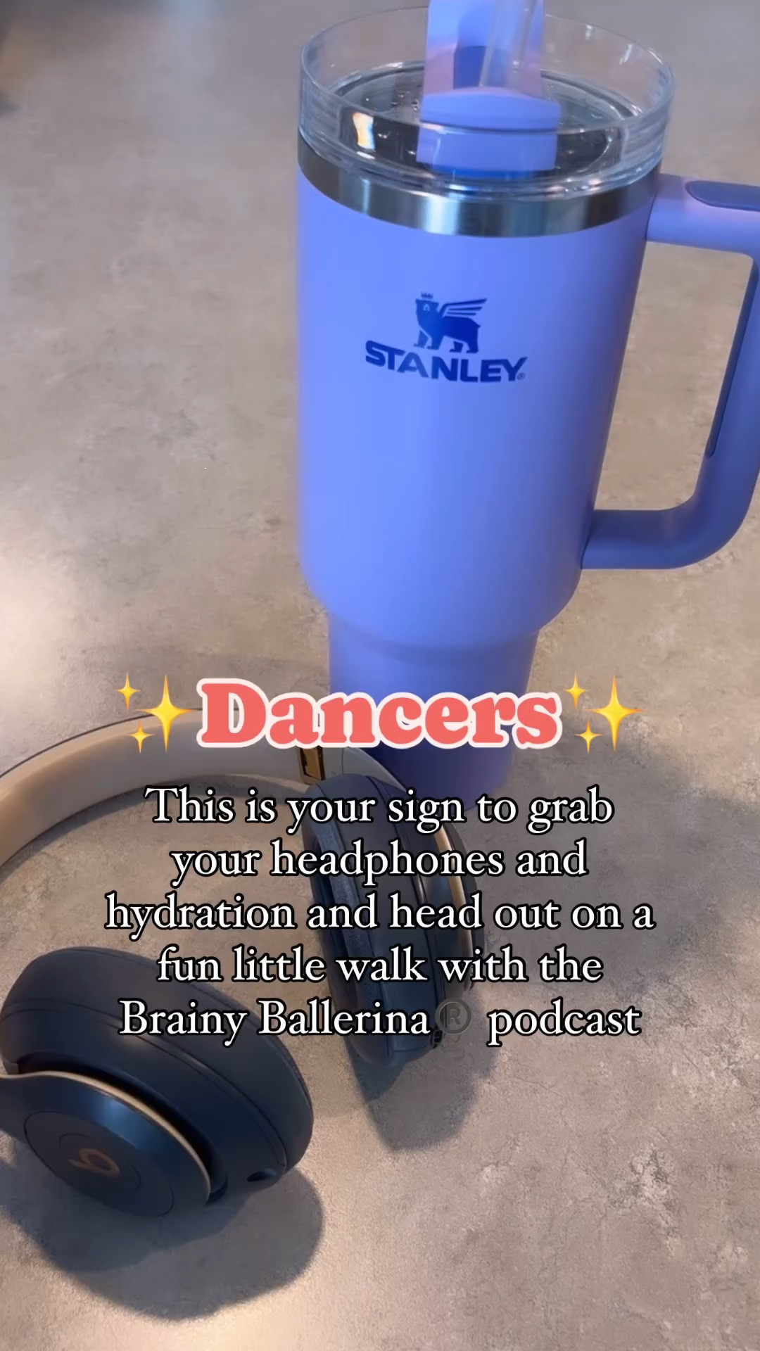 The perfect companions for a fun little walk while tuning in to the brainy ballerina podcast 🧠🩰
