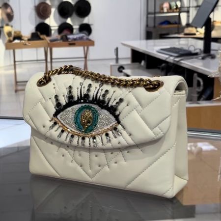 How do y’all feel about evil eye accessories? I really like this bag! Under $200.

Mini Kensington Eye Quilted Leather Crossbody Bag by 
Kurt Geiger London

#LTKItBag #LTKStyleTip #LTKSeasonal
