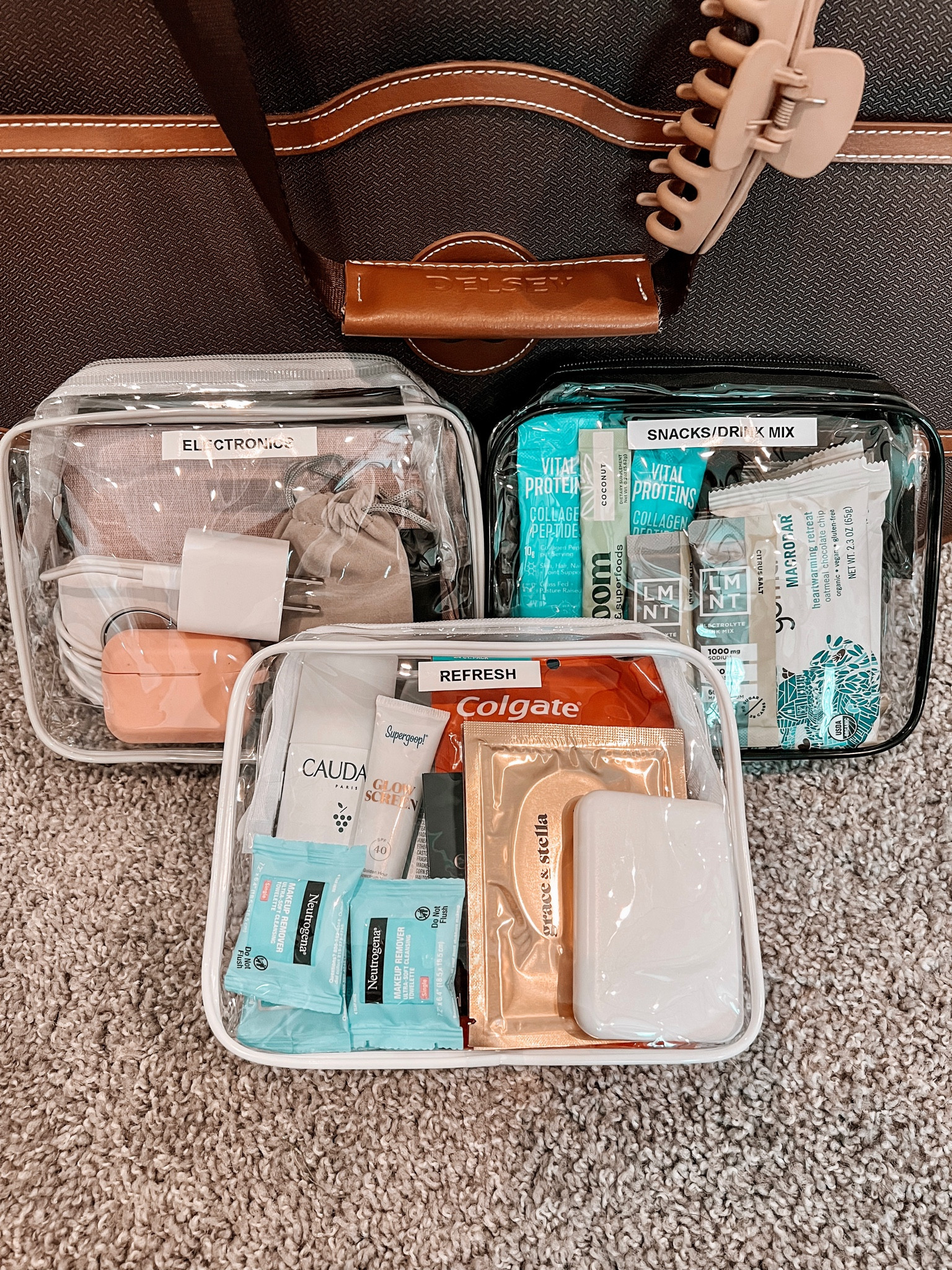 Pack my carry on with me! 

Anyone else just as OCD? I keep everything organized so when I need something I can quickly grab the pouch out of my bag! I can only tag 16 products but don’t forget: outlet converter and an ice roller…both links are in my other travel essentials guide! 

Travel essentials, carry on, Europe trip, vacation, amazon

#LTKtravel #LTKunder50