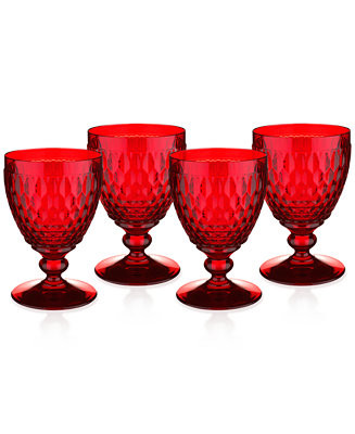 Villeroy & Boch Boston Goblets, Set of 4 - Macy's | Macy's