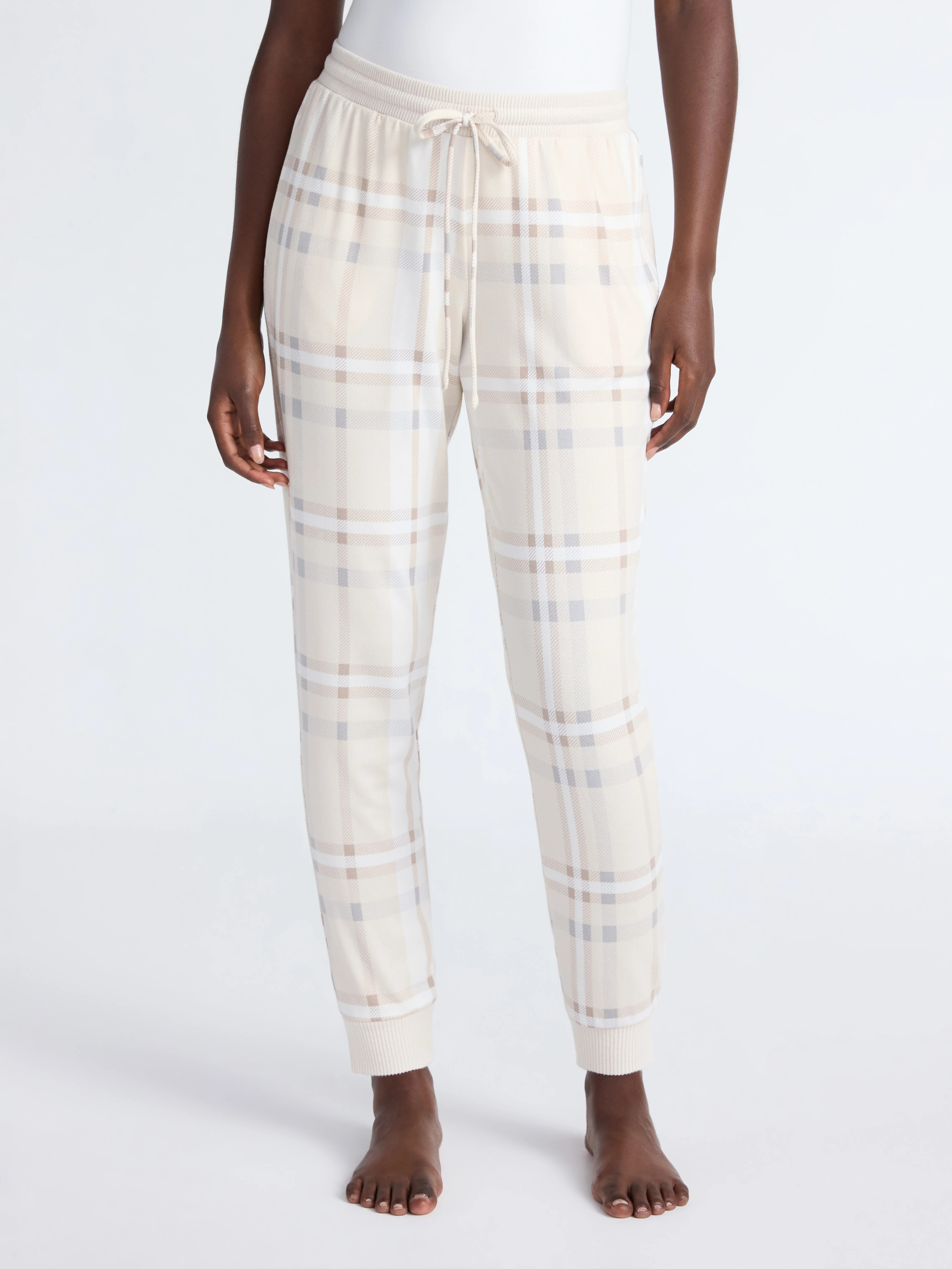 Joyspun Women's Cozy Lounge Collection Hacci Knit Sleep Joggers, 29'' Inseam, Sizes XS-3X - Walma... | Walmart (US)