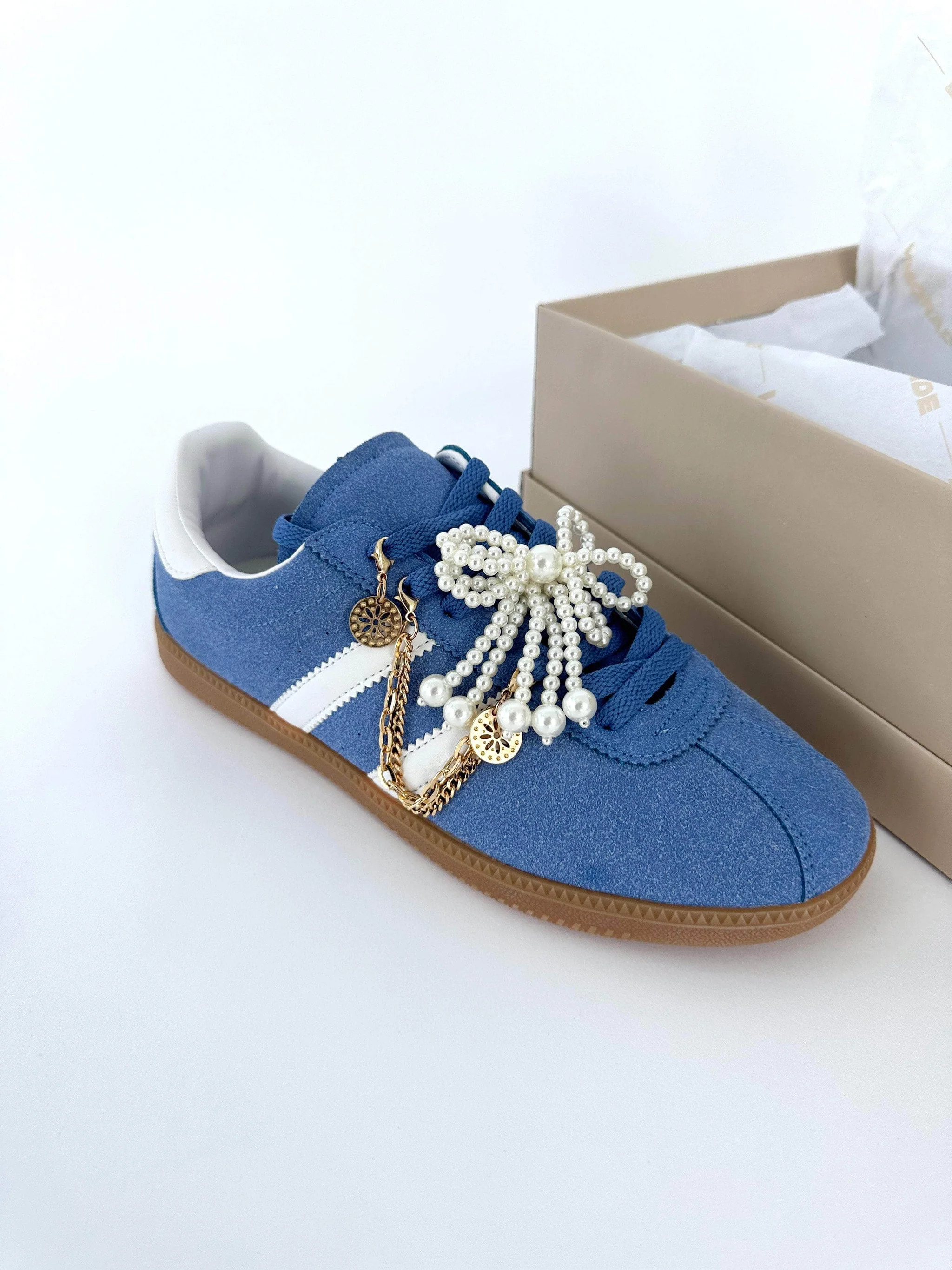 Blue Charm Sneaker | Lane 201 Boutique