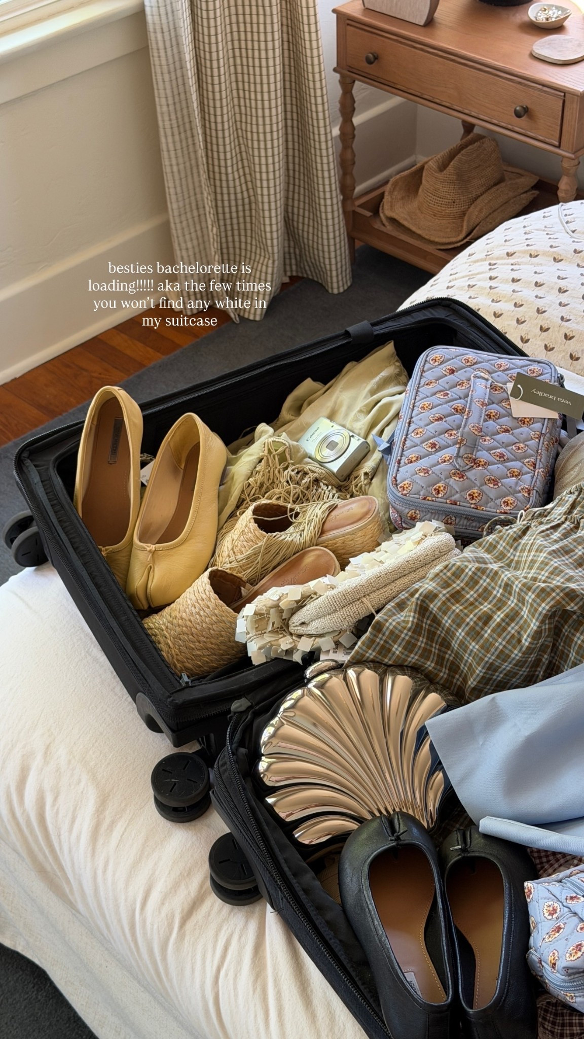 what I’m packing for a bachelorette I have this weekend!